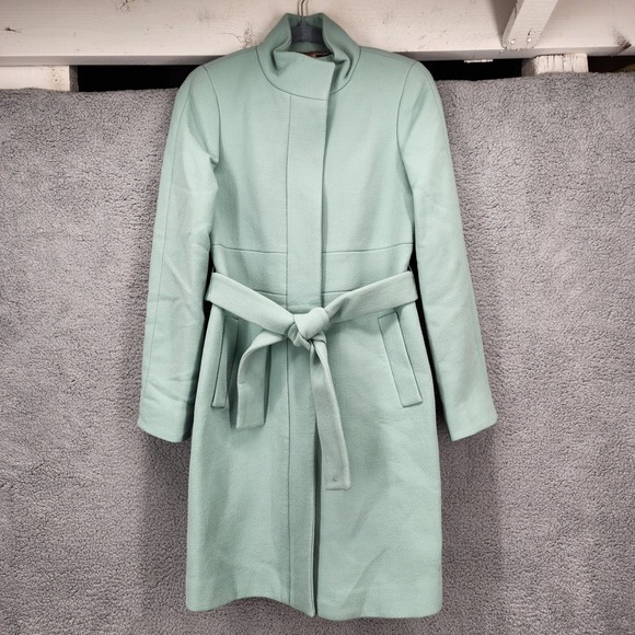 J. Crew Jackets & Blazers - J. Crew Mint Green Trench Coat